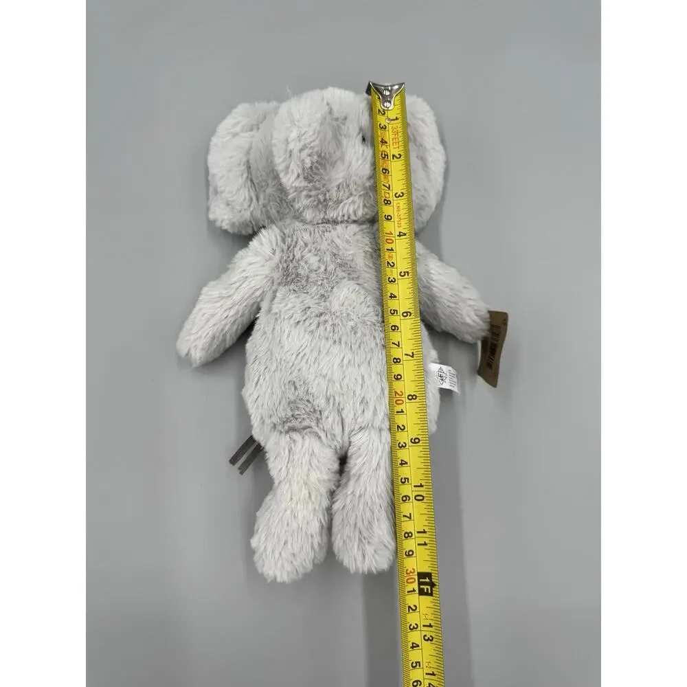Gray Elephant Plush 11” Stuffed Animal Petting Zoo